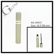 Elegante y vacía aluminio redonda Mascara tubo AG-AM35, empaquetado cosmético de AGPM, colores/insignia de encargo